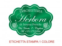 Etichette adesive per erboristerie, cosmetica, cosmesi (mm 49X36)  (cod.8M )